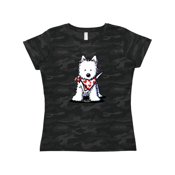 Inktastic Westie In Bandana Women's T-Shirt