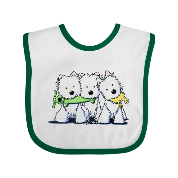 Inktastic Westie Pro Players Boys or Girls Baby Bib