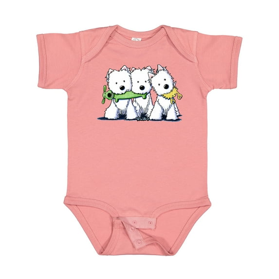 Inktastic Westie Pro Players Boys or Girls Baby Bodysuit