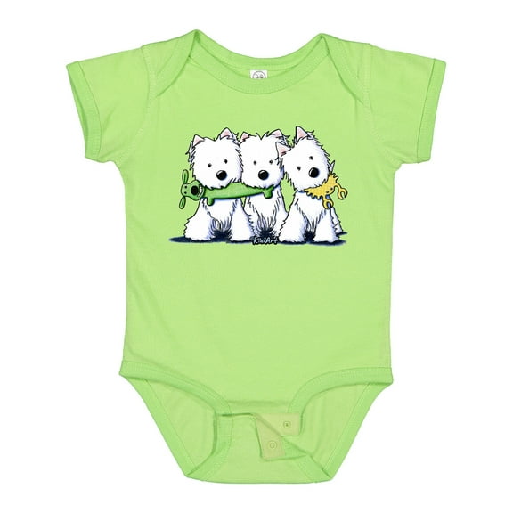 Inktastic Westie Pro Players Boys or Girls Baby Bodysuit