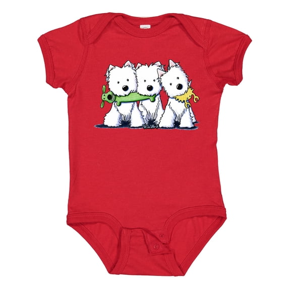 Inktastic Westie Pro Players Boys or Girls Baby Bodysuit