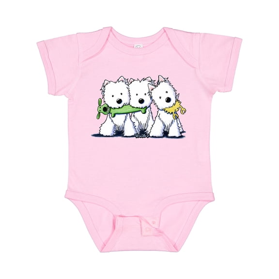 Inktastic Westie Pro Players Boys or Girls Baby Bodysuit