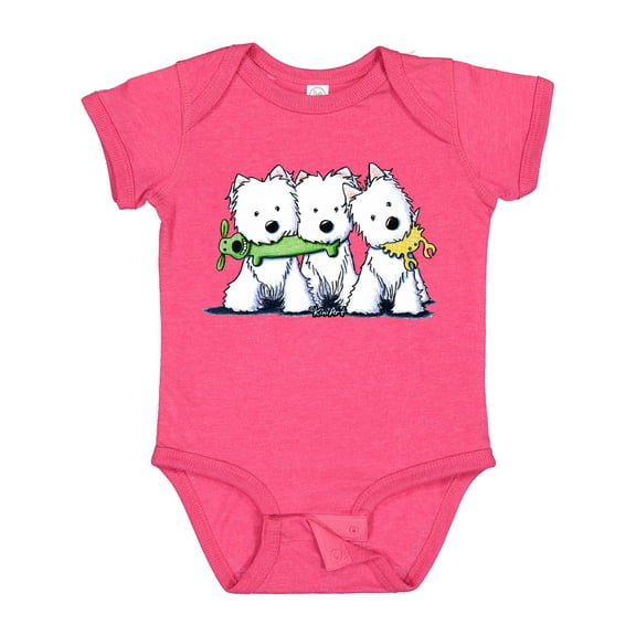 Inktastic Westie Pro Players Boys or Girls Baby Bodysuit