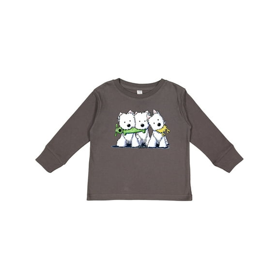 Inktastic Westie Pro Players Boys or Girls Long Sleeve Toddler T-Shirt
