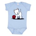 thumbnail image 1 of Inktastic Westie with Ball Boys or Girls Baby Bodysuit, 1 of 5