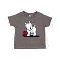 thumbnail image 1 of Inktastic Westie with Ball Boys or Girls Toddler T-Shirt, 1 of 5
