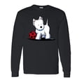 thumbnail image 1 of Inktastic Westie with Ball Long Sleeve T-Shirt, 1 of 5