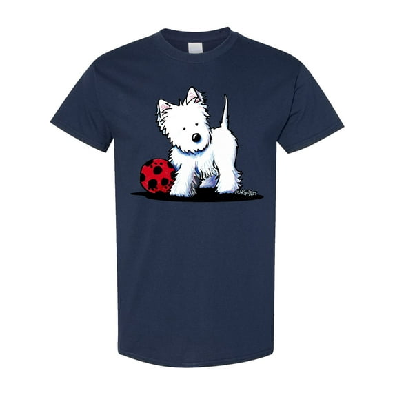 Inktastic Westie with Ball T-Shirt