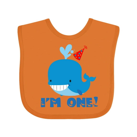 Inktastic Whale 1st Birthday Boys or Girls Baby Bib