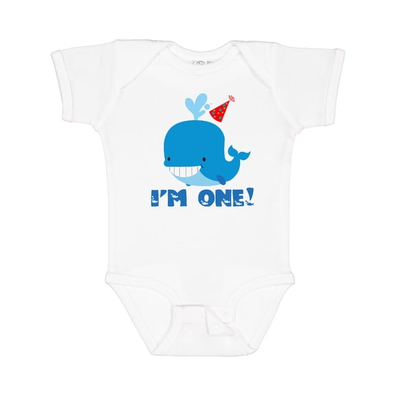 Inktastic Whale 1st Birthday Boys or Girls Baby Bodysuit