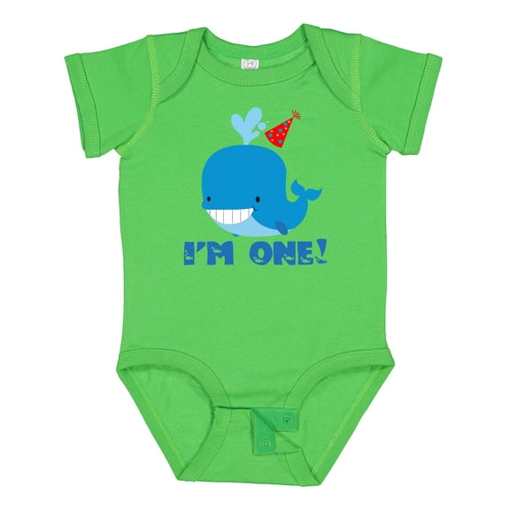 Inktastic Whale 1st Birthday Boys or Girls Baby Bodysuit