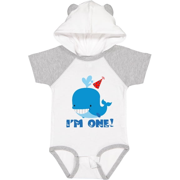 Inktastic Whale 1st Birthday Boys or Girls Baby Bodysuit