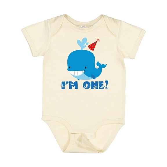 Inktastic Whale 1st Birthday Boys or Girls Baby Bodysuit
