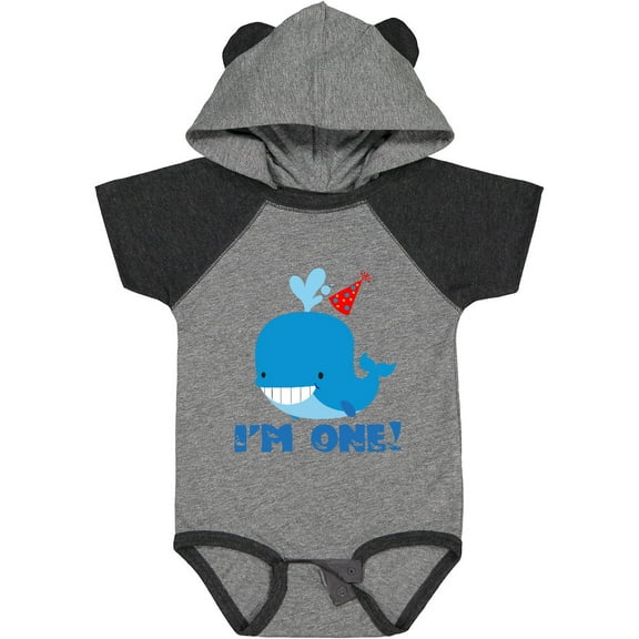 Inktastic Whale 1st Birthday Boys or Girls Baby Bodysuit