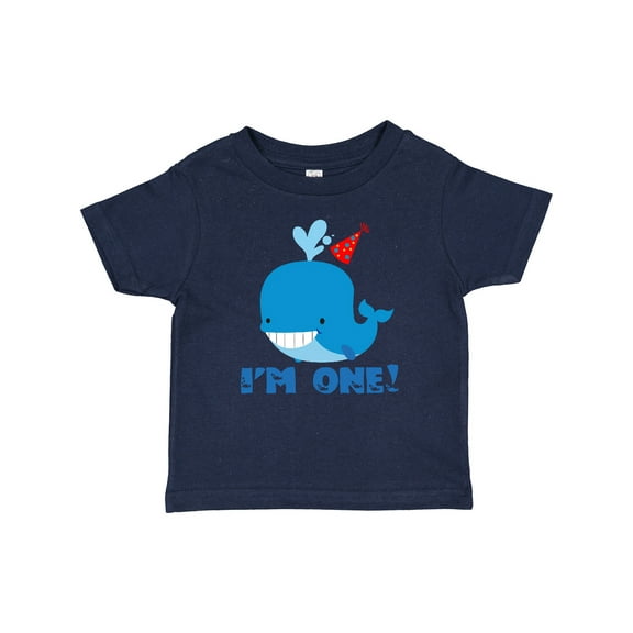 Inktastic Whale 1st Birthday Boys or Girls Baby T-Shirt