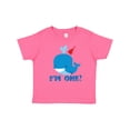 thumbnail image 1 of Inktastic Whale 1st Birthday Boys or Girls Baby T-Shirt, 1 of 5