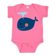 thumbnail image 1 of Inktastic Whale Cute Blue Boys or Girls Baby Bodysuit, 1 of 5