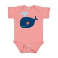 thumbnail image 1 of Inktastic Whale Cute Blue Boys or Girls Baby Bodysuit, 1 of 5