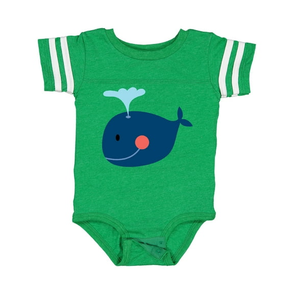 Inktastic Whale Cute Blue Boys or Girls Baby Bodysuit