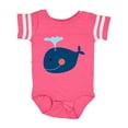 thumbnail image 1 of Inktastic Whale Cute Blue Boys or Girls Baby Bodysuit, 1 of 5