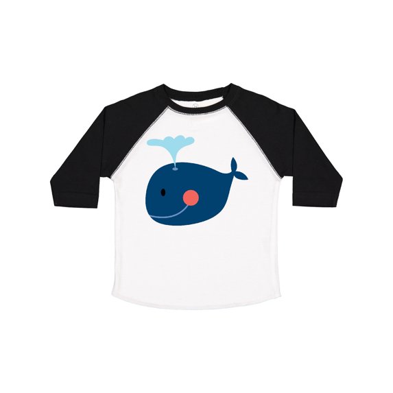 Inktastic Whale Cute Blue Boys or Girls Toddler T-Shirt