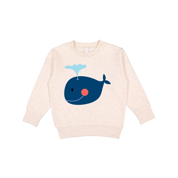 Inktastic Whale Cute Blue Toddler Sweatshirt