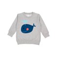thumbnail image 1 of Inktastic Whale Cute Blue Toddler Sweatshirt, 1 of 4