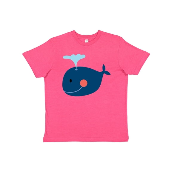 Inktastic Whale Cute Blue Youth T-Shirt