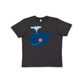 thumbnail image 1 of Inktastic Whale Cute Blue Youth T-Shirt, 1 of 5