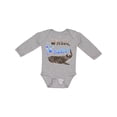 thumbnail image 1 of Inktastic Whale, Hello Cute Whale Shark with Bubbles Boys or Girls Long Sleeve Baby Bodysuit, 1 of 5