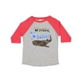 thumbnail image 1 of Inktastic Whale, Hello Cute Whale Shark with Bubbles Boys or Girls Toddler T-Shirt, 1 of 5