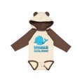 thumbnail image 1 of Inktastic Whale, Hello There Boys or Girls Long Sleeve Baby Bodysuit, 1 of 5