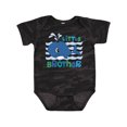 thumbnail image 1 of Inktastic Whale Little Brother Boys Baby Bodysuit, 1 of 5