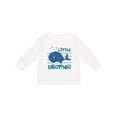 thumbnail image 1 of Inktastic Whale Little Brother Boys Long Sleeve Toddler T-Shirt, 1 of 5