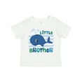 thumbnail image 1 of Inktastic Whale Little Brother Boys Toddler T-Shirt, 1 of 5