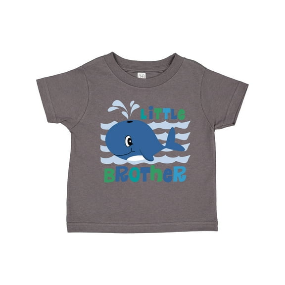 Inktastic Whale Little Brother Boys Toddler T-Shirt