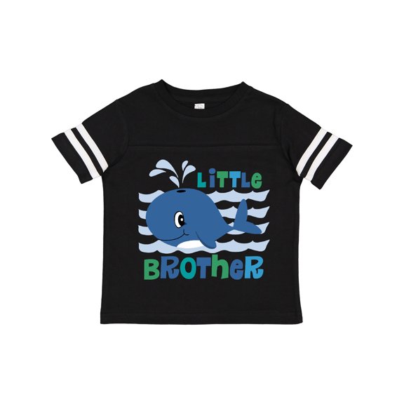 Inktastic Whale Little Brother Boys Toddler T-Shirt