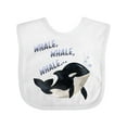 thumbnail image 1 of Inktastic Whale, Whale, Whale Cute Orca Pun Boys or Girls Baby Bib, 1 of 4