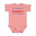 thumbnail image 1 of Inktastic What Happens at Grandma's Boys or Girls Baby Bodysuit, 1 of 5