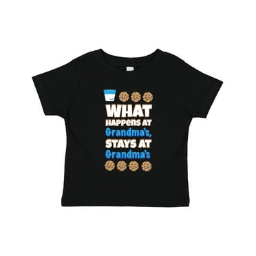 Inktastic What Happens at Grandma's Boys or Girls Toddler T-Shirt