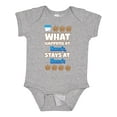 thumbnail image 1 of Inktastic What Happens at Nana's Boys or Girls Baby Bodysuit, 1 of 5