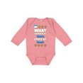 thumbnail image 1 of Inktastic What Happens at Nana's Boys or Girls Long Sleeve Baby Bodysuit, 1 of 5