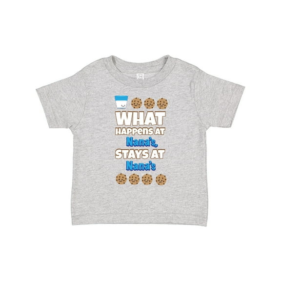 Inktastic What Happens at Nana's Boys or Girls Toddler T-Shirt
