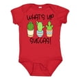 thumbnail image 1 of Inktastic What's Up Succas Funny Cacti Plants Boys or Girls Baby Bodysuit, 1 of 5