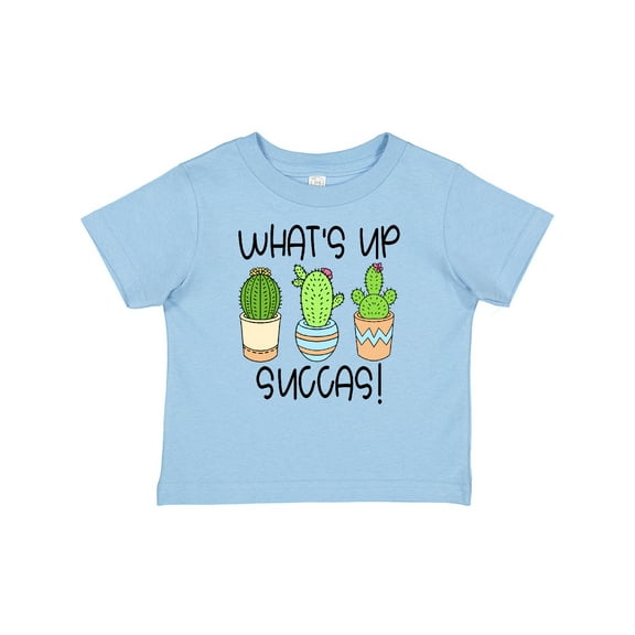 Inktastic What's Up Succas Funny Cacti Plants Boys or Girls Baby T-Shirt