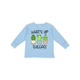 thumbnail image 1 of Inktastic What's Up Succas Funny Cacti Plants Boys or Girls Long Sleeve Toddler T-Shirt, 1 of 5