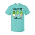 thumbnail image 1 of Inktastic What's Up Succas Funny Cacti Plants T-Shirt, 1 of 5