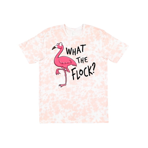 Inktastic What the Flock? Funny Flamingo T-Shirt