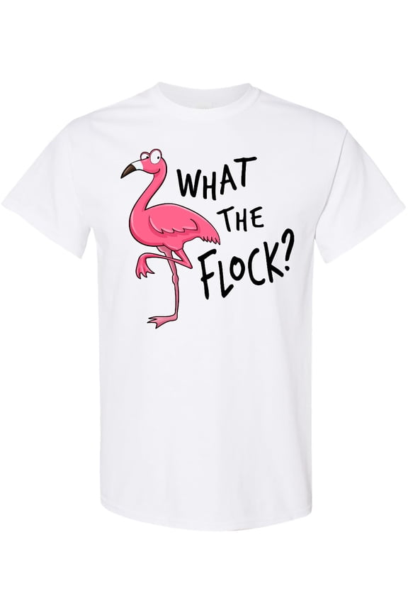 What the Flock? Funny Flamingo T-Shirt
