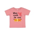 thumbnail image 1 of Inktastic When God Made Me Boys or Girls Baby T-Shirt, 1 of 5